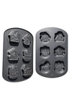 Wilton Gingerbread Christmas Village Houses Cookie Pan Non Stick 6 Designs Euc. Fixed Price $20.99.