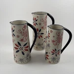 Temptations By Tara Floral Lace Firework Patriotic 4TH July 3 Piece Pitcher Set. Fixed Price $49.97.