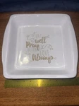 Real! Precious Moments Brownie Baking Dish 182422 9X9 2018 Eat Pray Love. Fixed Price $29.99.