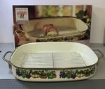 Philippe Richard Kensington Garden Lasagna / Roasting Pan + Rack 16 X 11.5 3. Fixed Price $75.00.
