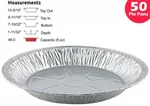 Handi-foil 11" Disposable Pie Pan Tin 11/32" Deep 50/PK -extra Plates. Fixed Price $59.99.
