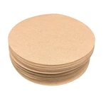 Worthy Liners Natural Parchment Paper Round 500 Pack (4") 4", Brown. Fixed Price $13.06.