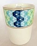Lenox Coffee Mug Building Block Quilt Pattern Entertain 635 Sculpture New. Fixed Price $10.80.