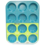 Casaware Ceramic Coated Nonstick 12 Cup Muffin Pan (blue Granite). Fixed Price $41.48.