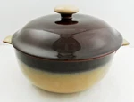 Sango Nova Brown Casserole Dish With Lid 2 Qt Ships Daily From Cedar Rapids Ia. Fixed Price $59.13.