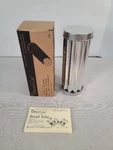 The Pampered Chef Scalloped Bread Metal Tube New In Box #1565. Fixed Price $9.00.