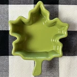Chantal Green Maple Leaf Casserole Ramekin Baking Dish 93-MP15 12 Oz. Fixed Price $17.99.