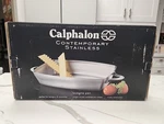 Calphalon Contemporary Stainless Lasagna Pan Tri-ply Construction New 10" 14". Fixed Price $229.00.