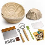 Rorecay Banneton Bread Proofing Baskets Set 2, 9" Round Cane Sourdough. Fixed Price $50.20.