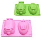 Silicone Mousse Cake Mold Bunny Piggy Baking Tray Dessert (2 Pcs)(bulk 3SET. Fixed Price $35.03.