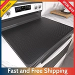 Stove Top Cover 28X20 Silicone Mat - Electric Range Xxl Drying Black... Fixed Price $15.45.