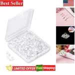Handy Case Of 600 Silicone Earring Backs - Clear Clutch Stoppers For All Styles. Fixed Price $10.64.