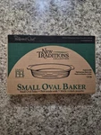 Pampered Chef Small Oval Baker Casserole 1316 Glazed Stoneware Traditions. Fixed Price $24.99.