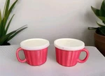 Good Cook Stoneware 16 Oz Soup Mugs 2PC Set Microwave & Oven Safe W/secure Lids. Fixed Price $18.99.