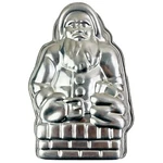Santa Claus Cake Pan Mold Nordic Ware Aluminum 3D Stand Up Christmas Made Usa. Fixed Price $21.99.