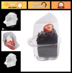 Clear High Dome Pie/cake/cheesecake Containers 100 Pack, Single-slice Hinged. Fixed Price $137.99.