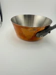 Vtg E. Dehillerin, Paris Copper Windsor Pan W/stainless Steel Lining 6-3/8" 16CM. Fixed Price $160.00.