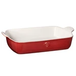 Emile Henry 13X9 Rouge Ceramic Casserole Dish 4.7 Qt Oven Microwave Safe. Fixed Price $108.90.