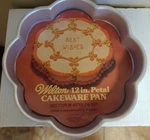 Vintage Wilton 1978 Petal Cake Pan 12". Fixed Price $12.60.