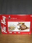 Vintage Fire Clear Glass 4PC Ovenware Baking Set Original Box - Bakeware. Fixed Price $45.00.