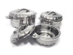 Stainless Hot Food Casserole Set Pot Insulated Warmer/cooler Gift Vinod 3-PIECE. Fixed Price $30.00.