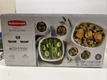 Rubbermaid Duralite 6-PC Bakeware Set Oven Safe (4) Cup 1.75 Qt 2.5 New. Fixed Price $45.99.