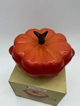 Box Le Creuset Pumpkin Petite Stoneware Cocette Size 12 Oz. Volcanic. Fixed Price $54.99.