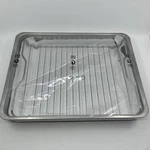 Ikea Koncis 16"X13" Stainless Steel Roasting Pan W/ Rack 100.990.53 - New!. Fixed Price $39.99.