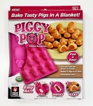 Ontel Piggy Pop Silicone Baking Mold Pan For 12 Pigs Blanket. Fixed Price $12.00.