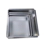 Vintage Magic Line And Wilton 2" Deep Square Cake Baking Pans Set Of 4. Fixed Price $39.00.