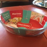 New Marinex 1.7 Qt Clear Oval Tempered Glass Oven Serving Dish Casserole Bake. Fixed Price $9.87.