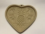 Pampered Chef Hospitality Heart Cookie Mold 2925 Pineapple Heritage 2001. Fixed Price $10.00.