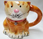Boston Warehouse 3D Kitten Tabby Cat 16 Oz Coffee Mug. Adorable Fun Cup. Fixed Price $13.11.