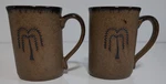 Park Designs Molasses Willow Tree Primitives Coffee Mug Set Stoneware Brown. Fixed Price $32.52.