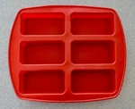 Kitchenaid Silicone 6-MINI Loaf Bread Pan. Fixed Price $85.00.