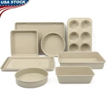 Nonstick Carbon Steel Baking Set Muffin Cake Pan Cookie Sheet Cookware Bakeware. Fixed Price $13.01.