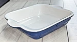 Emile Henry Blue 9" Square Baking Casserole Dish France. Fixed Price $35.00.