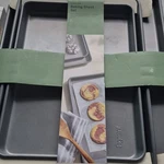 Figmint Non-stick Steel Baking Sheet Set Gray Rectangle. Fixed Price $30.99.