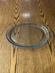 Vintage Mid Century Pyrex Clear Glass Oval Platter. #812 C-o. Art Deco Style. Fixed Price $29.99.