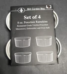 Ramekins 8 Oz Porcelain Set Of 4, Bia Cordon Bleu, Microwave/dishwasher Safe New. Fixed Price $24.50.