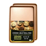 Casaware 2PC Ultimate Commercial Weight 15 X 10 1-INCH Cookie Sheet Set (ro.... Fixed Price $56.00.