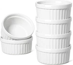 Tauci Ceramic Ramekins 4 Oz Set Of 6 Oven Safe Creme Brulee & Souffle Cups. Fixed Price $23.59.