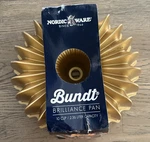 Nordic Ware Brilliance 10-CUP Gold Cast Aluminum Bundt Pan Nonstick Usa Made New. Fixed Price $26.89.