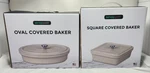 Servappetit Oval & Square Covered Baker New In Box. Fixed Price $39.99.