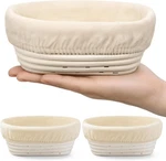 2 Pack Mini Bread Proofing Baskets W/ Liners Banneton Dough. Fixed Price $23.03.