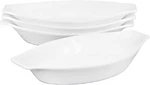 6" X 4" Ceramic Oval Small Au Gratin Baking Dishes 7 Oz, Set Of Banana Split. Fixed Price $42.99.