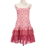 Cara Nwt Tory Mini Dress Size Xs Pinks/white Spanish Tile 100% Cotton. Fixed Price $209.99.