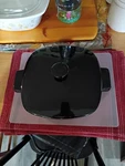 Kitchenaid Streamline Ceramic Bakeware 2.8 Quart Casserole Black Lid. Fixed Price $29.99.