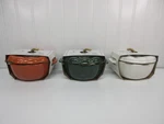 Pioneer Woman Mini Pumpkin Cocotte W/ Lid Casserole Dutch Oven Orange Green. Fixed Price $19.99.