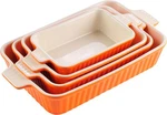 Bakeware Set Of 4, Porcelain Baking Pans For Oven, Casserole Dish, Ceramic. Fixed Price $68.39.